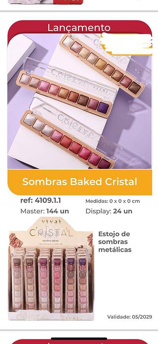 Sombras baked cristal (4109.1.1) c/24un vivai