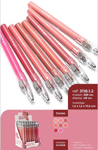 Lapis batom matte/ 48pçs (3118.1.2) Vivai