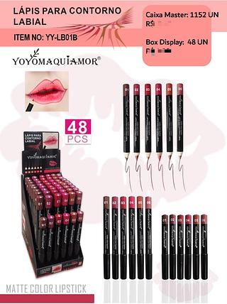 Lapis para contorno labial c/48pcs YOYO MAQUIAMOR