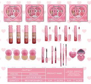 Kit de maquiagem (Rosa) /4pcs Amor anjo