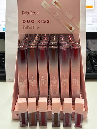 Batom Duo Kiss /36pcs RUBY ROSE