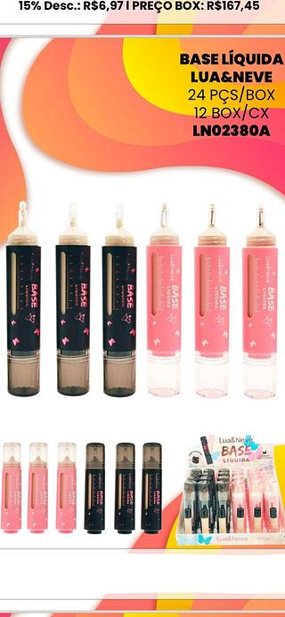 Base Liquida/ 24pçs (LN02380B) Lua&neve