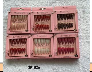 Unha postica em pvc c/12pcs SABRINA SATO