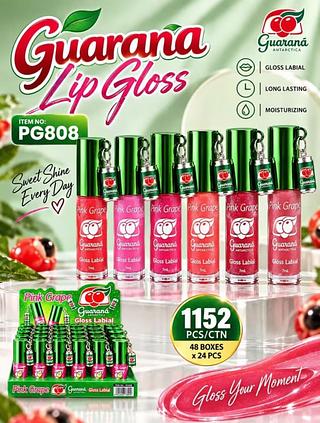 Lip gloss Guarana /24pcs Pink Grape