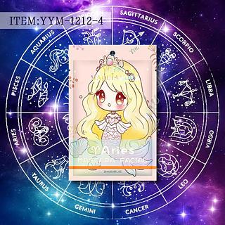 Mascara facial ARIES c/10pcs com avisa YOYO MAQUIAGEM