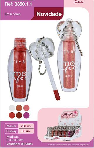 Gloss amor perfeito /36pcs Vivai