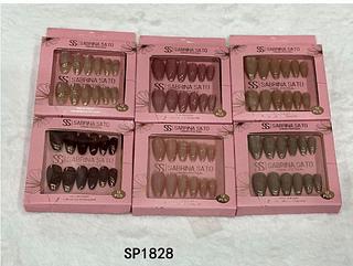 Unha postica em pvc c/12pcs SABRINA SATO