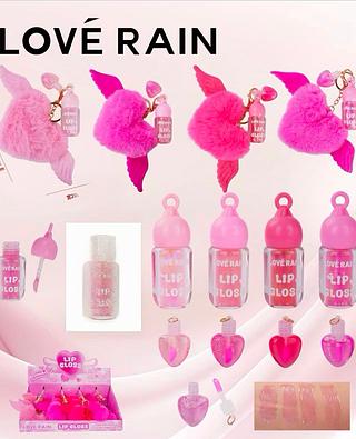 Lip gloss c/24pcs LOVE RAIN