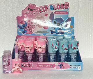 Lip Gloss Stitch e Angel c/24pçs Best Shopee