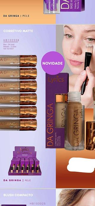 Corretivo Matte c/24pcs Playboy