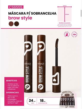 Mascara p/sobrancelhas c/24pcs PINK 21
