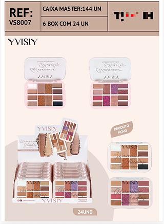 Paleta de sombras c/24pcs YVISIY