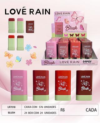 Blush em Bastao c/24pcs LOVE RAIN
