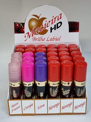 Brilho labial frutas Macieira C/30pcs