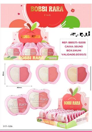Blush +iluminador 2in1 /24pcs BOBBI RARA