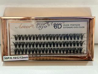 Cilios tufinho (30p/0.10/12mm ) Amor & Anjo /10pçs