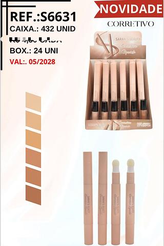 Corretivo Liquido c/24pçs Sarah´s Beauty