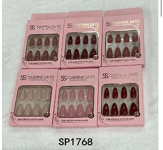 Unha postica em pvc c/12pcs SABRINA SATO