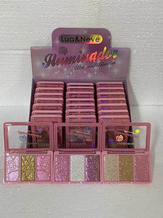 Paleta Iluminador c/24pçs Lua&Neve