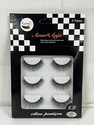 Cilios Postiços 3pares/ DZ (3B-21) Amor&anjo