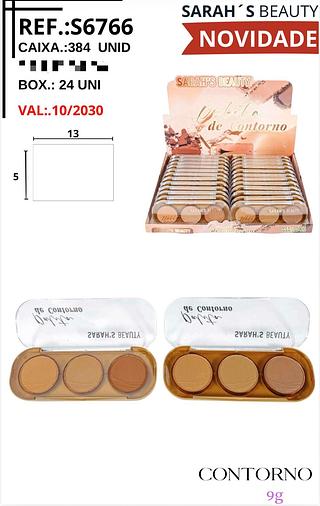 Paleta de contorno c/24pcs SARAHS