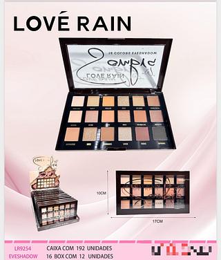Paleta de Sombras c/12pçs Love Rain