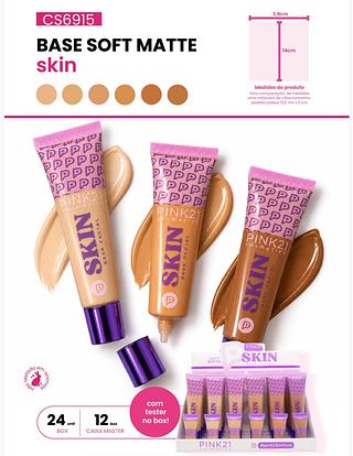Base soft Matte skin C/24pcs Pink 21