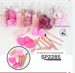 Kit esponja para maquiagem c/12 SABRINA SATO