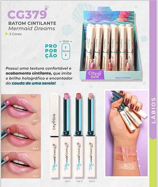 Batom cintilante mermaid dreams /24pcs City Girls