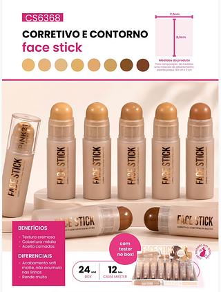 Corretivo e Contorno c/24pcs PINK 21