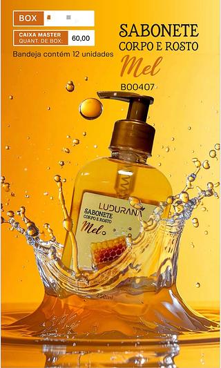 Sabonete corpo e rosto Mel C/12pcs LUDURANA