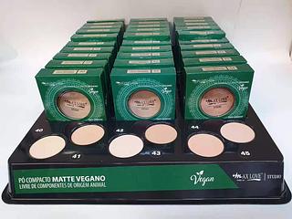 Po Compacto Matte Vegano MaxLove cor40-45 C/30pçs