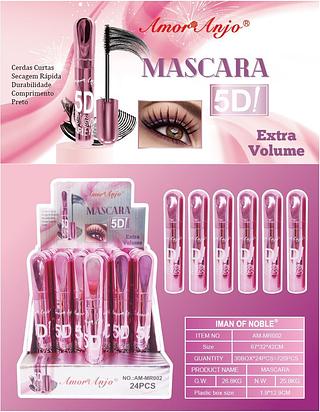 Mascara de cilios 5D extra volume/ 24pçs (AM-MR002) Amor&anjo