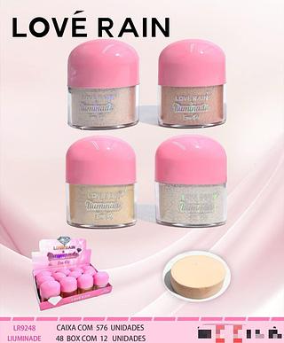 Iluminador em Pó c/12pçs Love Rain