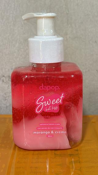 Gel hidratante Beijavel Morango e Creme /12pçs Dapop