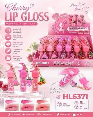 Lip gloss cherry /24pcs