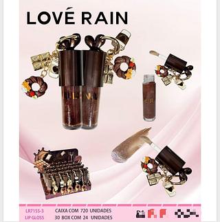 Lip Gloss Chocolate c/24pçs Love Rain