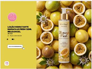 Locao hidratante Maracuja 120ml C/24PCS BELLE ANGEL