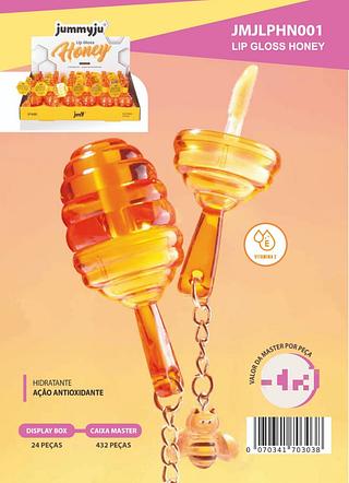 Lip Glos Honey c24pçs Jummy Ju