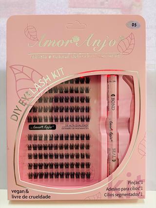 Kit Cilios (tufinho) c/10pçs Amor & Anjo