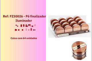 Po ffinalizador Iluminador c/16pcs FENZZA