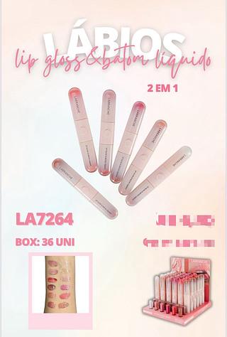 Lip gloss e batom liquido /36pcs Labranche