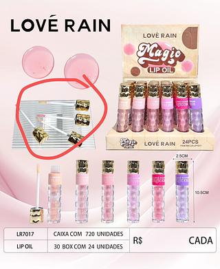 Lip Oil Magico c/24pcs (LR-LP7017) LOVE RAIN