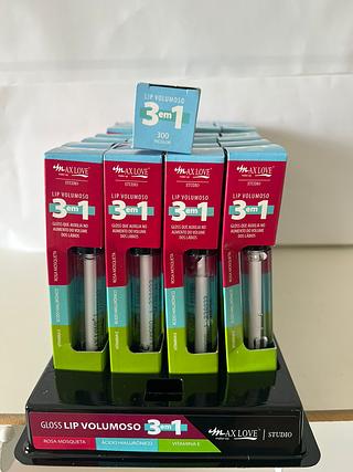 Gloss lip volumoso 3em1/ 32unid ML-GLV300