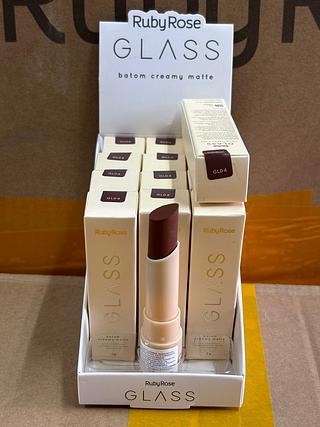 Batom Creamy Matte /12pcs RUBY ROSE GLASS