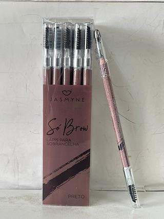 Lapis de sobrancelhas cor: Preto/ 24pçs JASMYNE