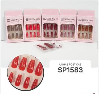Unha postica em pvc c/12pcs SABRINA SATO