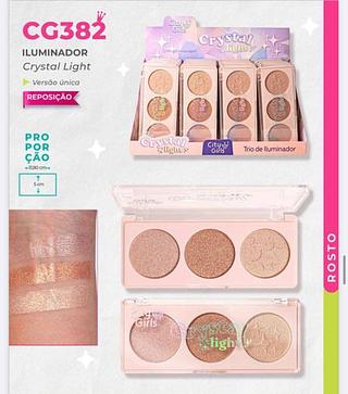 Iluminador Crystal Light c/24pçs City Girls