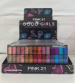 Paleta de Sombras Good Girls/ 12UNID Pink21 (CS2439A)