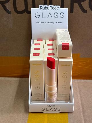 Batom Creamy Matte /12pcs RUBY ROSE GLASS